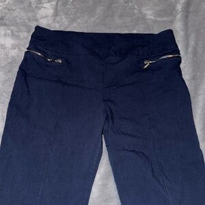 Pull on dress pants/capris 16 Navy